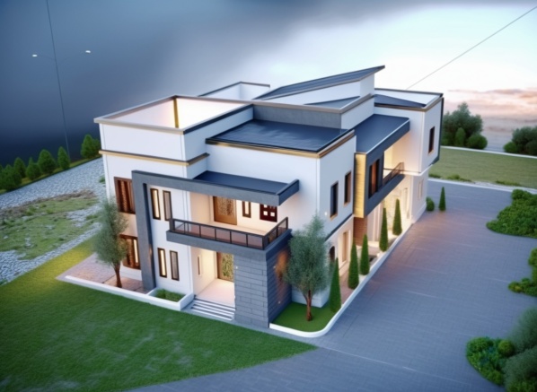 Modern Villa Plan 4